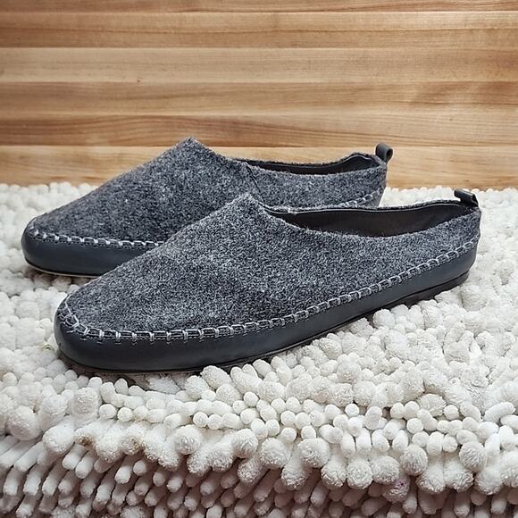 SPLENDID CAMERON FELT STORM GREY FLATS WOMAN'S SIZE 8.5 NWOB MADE IN BRAZIL - Picture 1 of 16